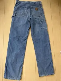 星タグ80s USA製◯Carhartt デニムペインターパンツ 36×32 - メルカリ