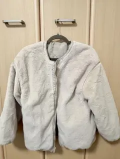 <最終値下>classicalelf ファー×ウェーブキルトリバーシブルブルゾン