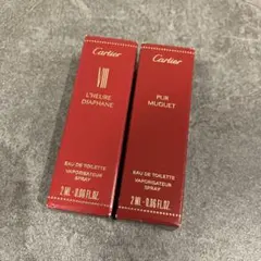 Cartier （カルティエ）サンプル香水2個セット