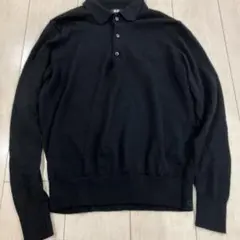 UNIQLO メリノニットポロセーター　ブラック　Ｍサイズ