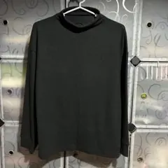 ユニクロ ヒートテックフリースモックネックＴ ブラック