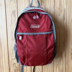 Coleman レッド グレー バックパック