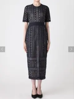 【げんじ様専用】【LAGUNAMOON】LADYジオメトリックレースドレス