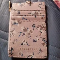 MERCURYDUO 花柄 パスケース 定期入れ