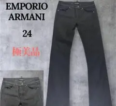 エンポリオアルマーニ 黒ブーツカット、微フレアデニムのサムネイル