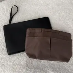 ブラッククラッチバック&バックインバック