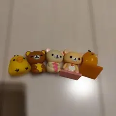 コリラックマ　リラックマ　キイロイトリ スイングマスコット ソフビ 当時物
