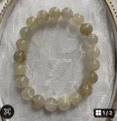 金運招福 ✨✨タイチンルチルクォーツブレスレット☆★約9mm