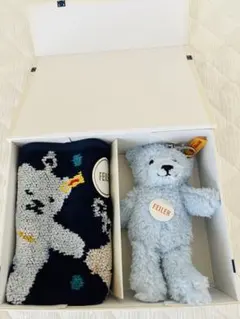 フェイラー♢FEILER×Steiffフェコラボ テディ✖️ハンカチセット♢レア
