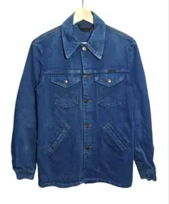 80s USA製 Wrangler サイズ36 後染めデニムジャケット