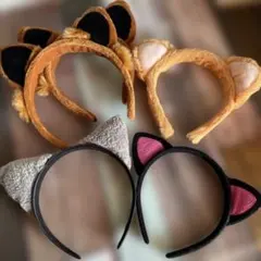 アニマル耳カチューシャ 5個セット