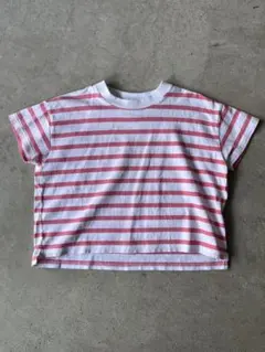 【110-120cm】LOWRYS FARM ボーダーTシャツ