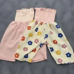 腹巻付きパンツ 2枚セット ワッフル素材95