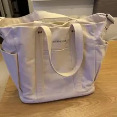 ショッパー付 ALEXIASTAM サンリオ キティ 限定 トートバッグ 白