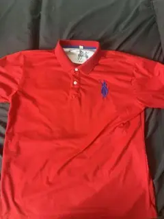 ポロラルフローレン　赤ポロシャツ