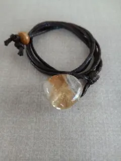 シトリン タンブル ペンダント＊黄水晶 ネックレス＊原石＊天然石＊パワーストーン