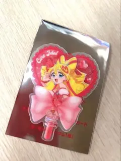 映画 キミとアイドルプリキュア うちわ型クリアカード 入場者特典 キュアアイドル