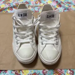 【中古】CONVERSE ALL STAR ホワイトスニーカー 25cm