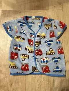 車柄フリースベビーベスト