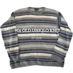 OLDUNIQLO ネイティブ柄 ニットセーター M