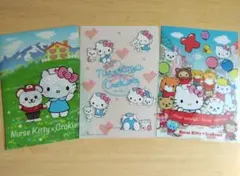 【非売品 新品未使用】ハローキティ　日本赤十字社　A4　クリアファイル　セット