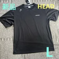 新品　ヘッド　HEAD Tシャツ　半袖　黒　ブラック　L メンズ　男性　涼しいのサムネイル