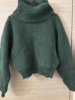 MURUA タートルネック クロップドセーター