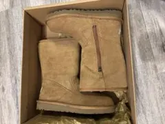 UGG W CLASSIC SHORT ブラウン 21.0cm