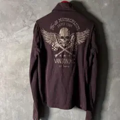 VANSON Skull Design Riders Jacketのサムネイル