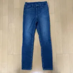 UNIQLO スキニーパンツ 140 デニムブルー
