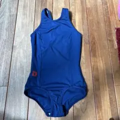 ネイビー ノースリーブ 水着 フットマーク　120