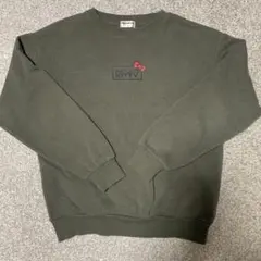 Hello Kitty トレーナー Mサイズ オリーブグリーン