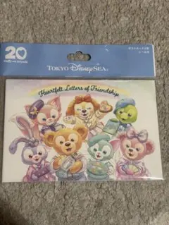 【24時間以内に発送】ダッフィー＆フレンズ ハートフェルトレターズ ポストカード