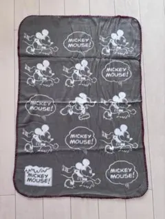 ミッキーマウス　モチーフバンド付きブランケット☆