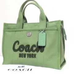 コーチ COACH カーゴ 34 トートバッグ グリーン CP158 めるるのサムネイル