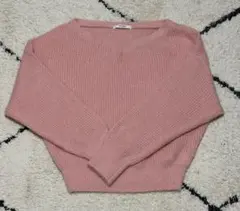 SNIDEL ピンク Vネック ニット セーター