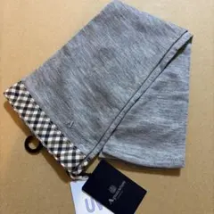 Aquascutum アームカバー35cmチェック柄グレー掌メッシュ UV手袋のサムネイル