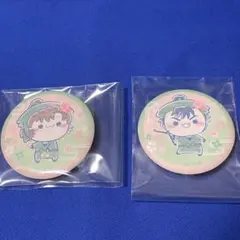 忍たま乱太郎 フリューくじ 缶バッジ 善法寺伊作 食満留三郎 六年は組