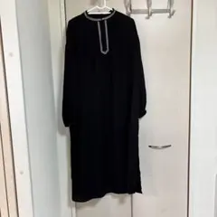りょりょ様専用　　黒 長袖シャツワンピース