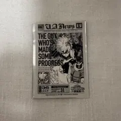 原画展 ヒロアカ展　入場者特典　タブロイド風ステッカー　爆豪勝己