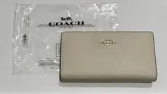 正規品　コーチ COACH 長財布 スリム ジップ ウォレット　ホワイト