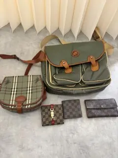 【ブランドまとめ売り】バーバリー / ルイヴィトン / グッチ など 計5点