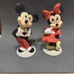 NICHITEN ミッキーマウス　ミニーマウス　ガーデンスタチュー　セット ガーデンスタチュー ミッキーマウス ミニーマウス NICHITEN 置物
