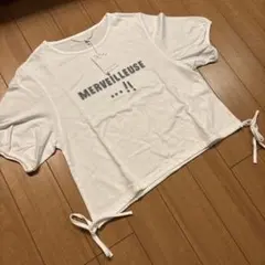 アニエス・ベープリント Tシャツ サイズ38 ホワイト