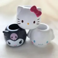 サンリオ　歯ブラシスタンド　3点セット　キティ　 クロミ　シナモロール