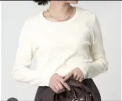 フライスUネックTシャツ