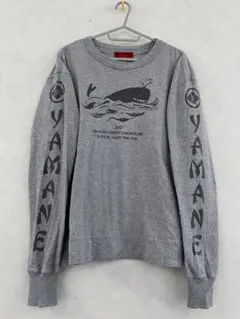EVISU スウェット ロンT マルチカラーオーバーサイズドロングスリーブTシャツ(EZBH