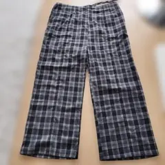 5L.6L. 大きいサイズ　パンツ　後ゴム　チェック