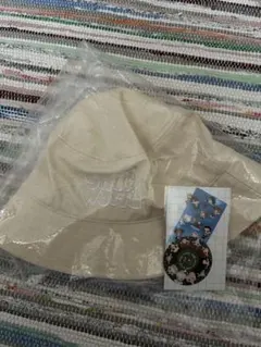 新品 公式Snow Worldバケハ＆ステッカーセット