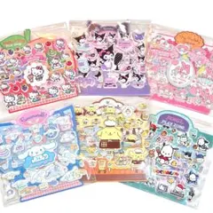カフェシリーズ６種セット❤︎【韓国正規品】サンリオ マシュマロシール ぷっくり